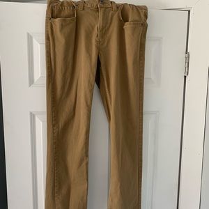 Mens tan brown urban pipeline 30*32 straight jeans